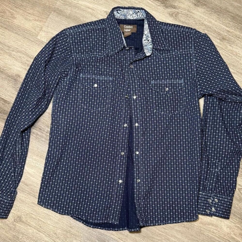 Cowboy Legend‎ youth XL western button dress shirt